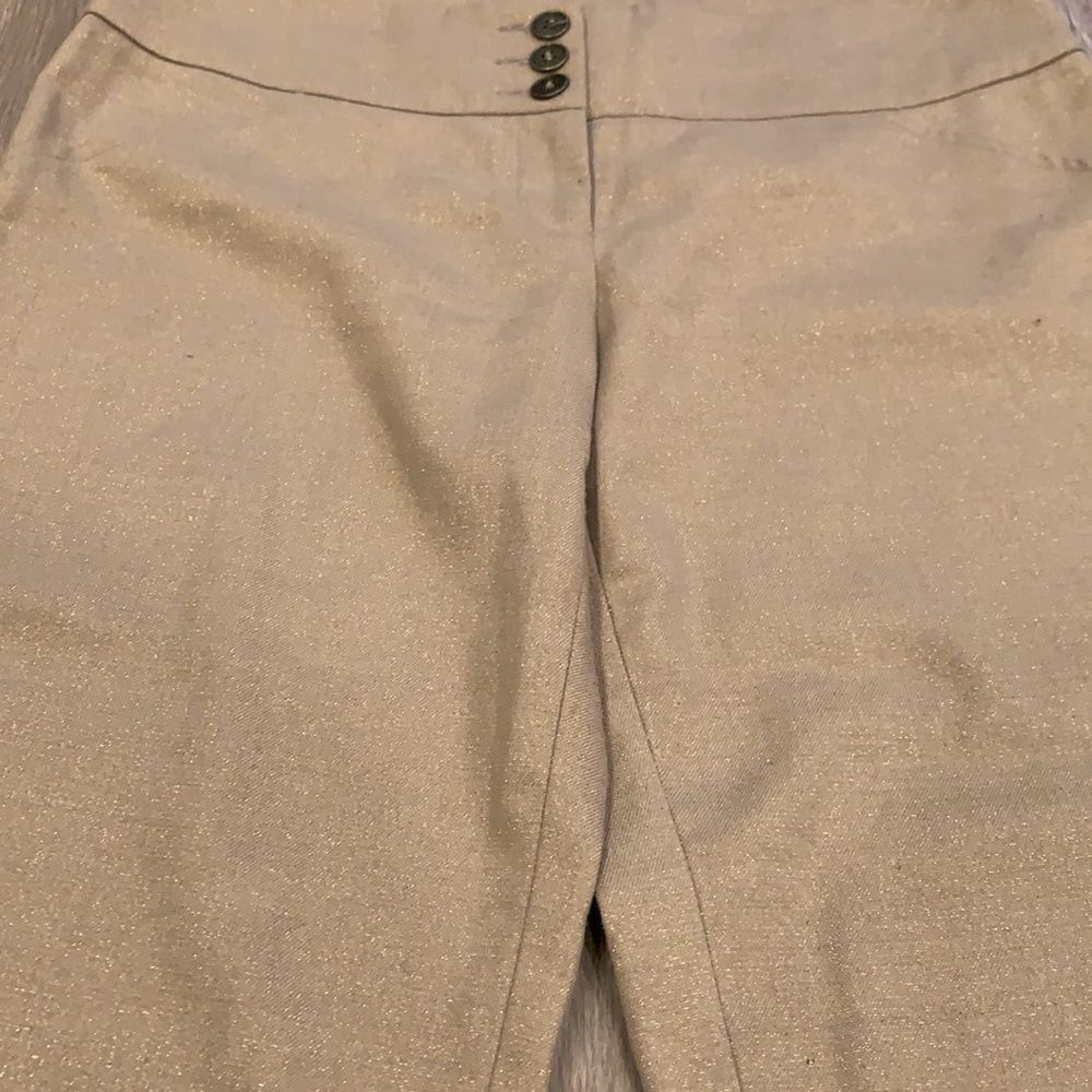 Cache Sparkly Gold pants - Picture 3 of 7